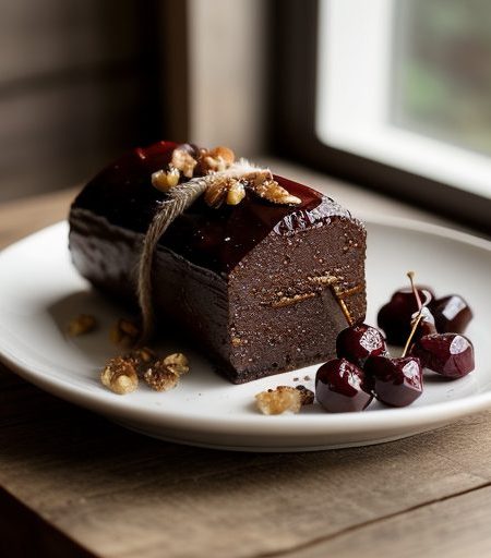Chocolate-Date Log recipe image