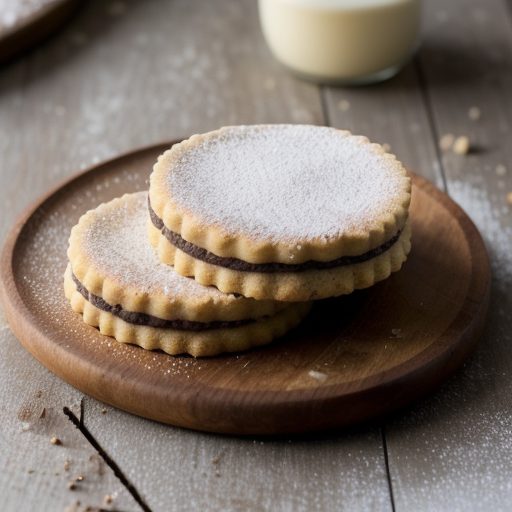 Chocolate Dipped Macadamia Nut Shortbread Coo recipe image
