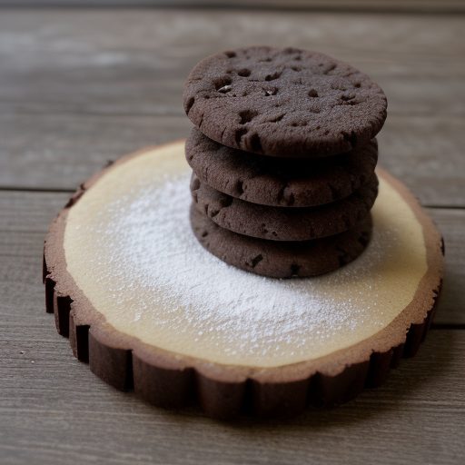 Chocolate Dipped Macadamia Nut Shortbread Cookies recipe image