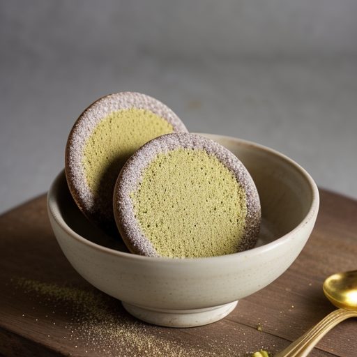 Chocolate Dipped Pistachio Wafers recipe image