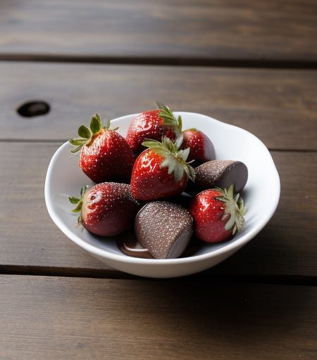 Chocolate-Dipped Strawberries recipe image