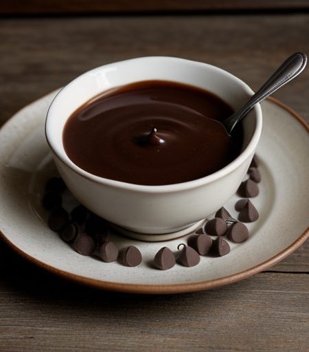 Chocolate Dipping Sauce recipe image