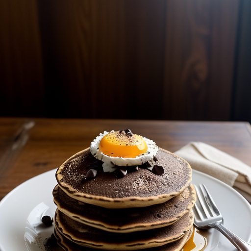 Chocolate Dot Pancakes recipe image