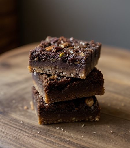 Chocolate-Fig Pecan Bars recipe image
