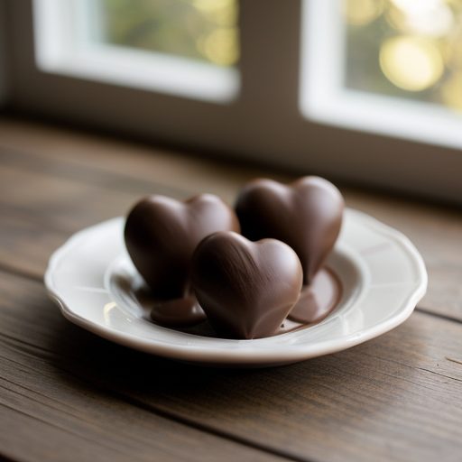 Chocolate Filigree Hearts recipe image