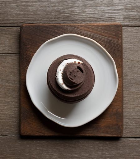 Chocolate Fleck Frozen Yogurt recipe image
