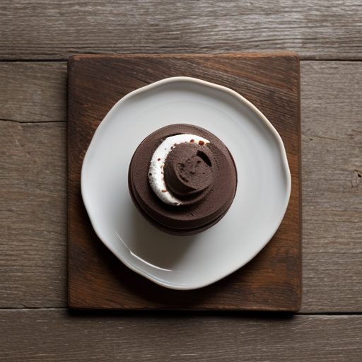 Chocolate Fleck Frozen Yogurt recipe image