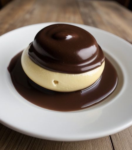 Chocolate Floating Islands recipe image
