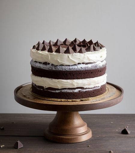 Chocolate Freezer Cake recipe image