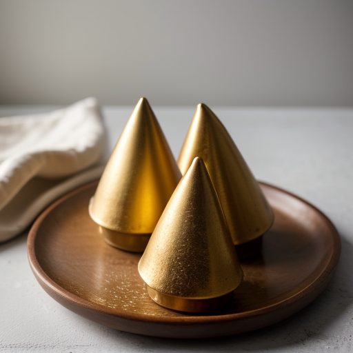 Chocolate-Gilded Danish Sugar Cones recipe image