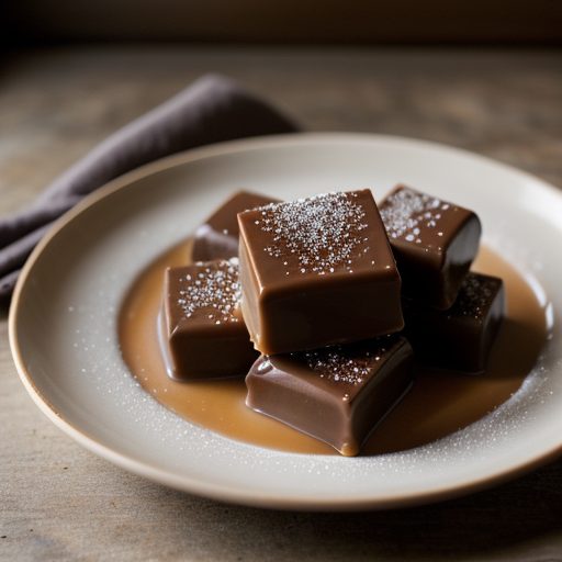 Chocolate-Glazed Caramels recipe image