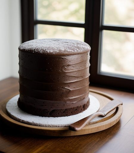 Chocolate Greeting Card Cake recipe image
