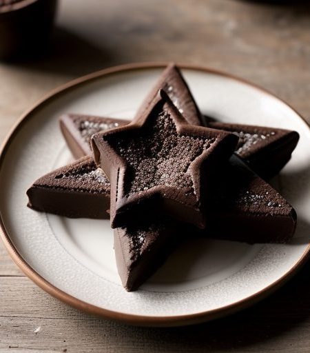 Chocolate Hanukkah Stars recipe image