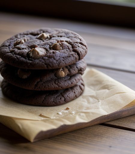 Chocolate Hazelnut Cookies recipe image
