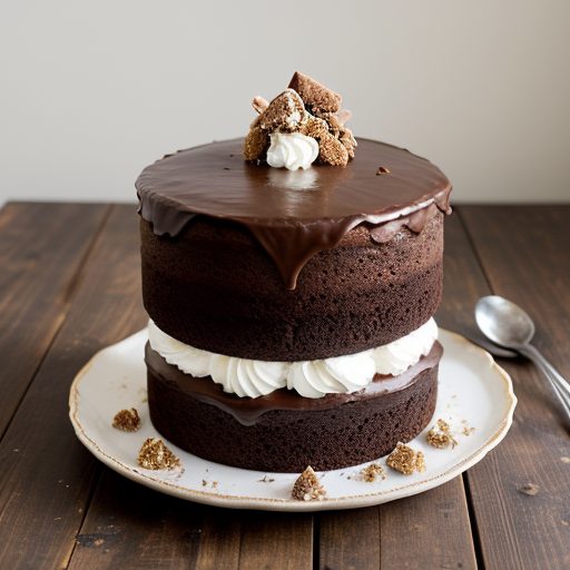 Chocolate Heath Cake recipe image