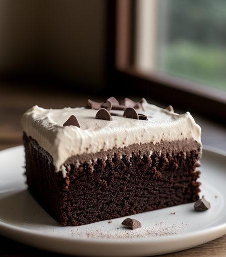 Chocolate Ladyfinger Cake recipe image