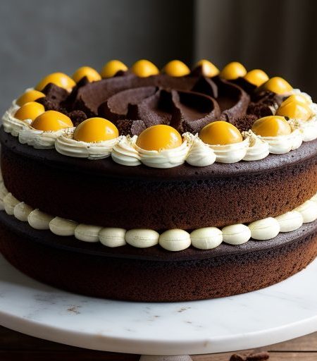 Chocolate Lard Cake recipe image