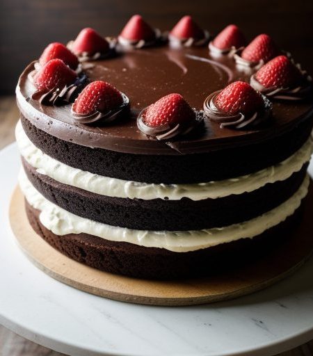 Chocolate Lard Cake recipe image