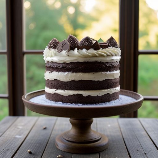 Chocolate Layer Cake With Date Filling recipe image