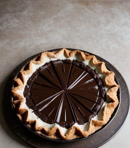 Chocolate Leaf Pie recipe image