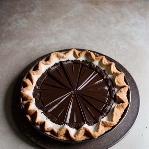 Chocolate Leaf Pie recipe image