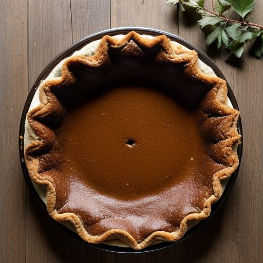Chocolate Leaf Pie recipe image