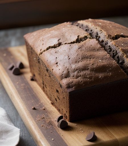 Chocolate-Macadamia Nut Bread With Kahlua But recipe image