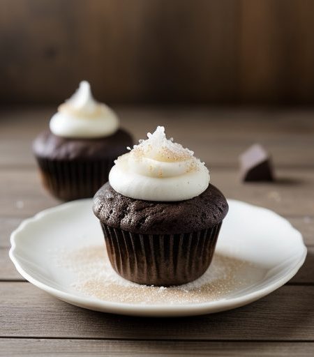 Chocolate Macaroon Cupcakes recipe image