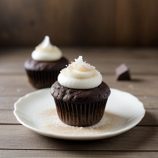 Chocolate Macaroon Cupcakes recipe image