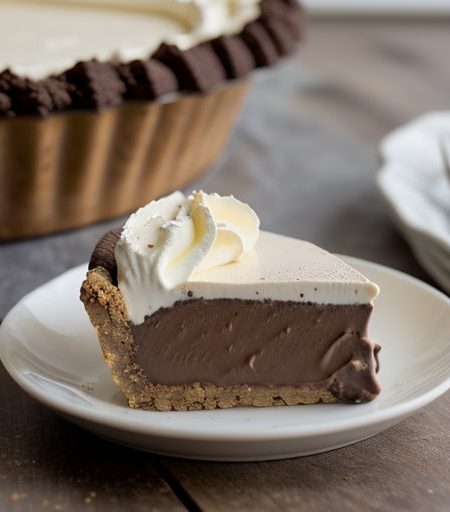 Chocolate Malt Shoppe Pie recipe image