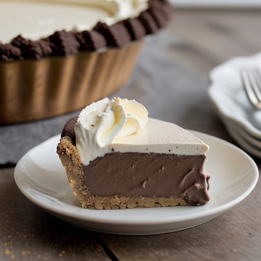Chocolate Malt Shoppe Pie recipe image