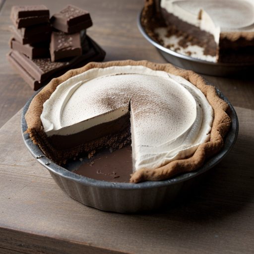 Chocolate Malted-Milk Pie recipe image