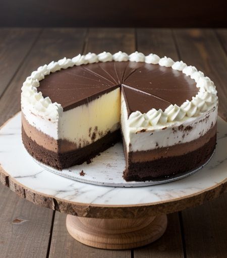 Chocolate Marble Cheesecake recipe image