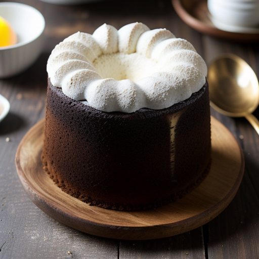 Chocolate Marbled Angel Food Cake recipe image