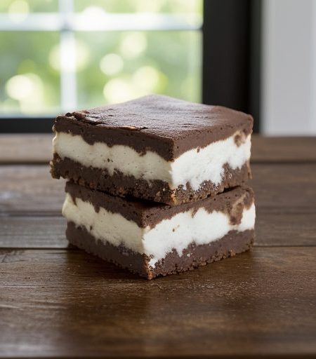 Chocolate Marshmallow Bars recipe image