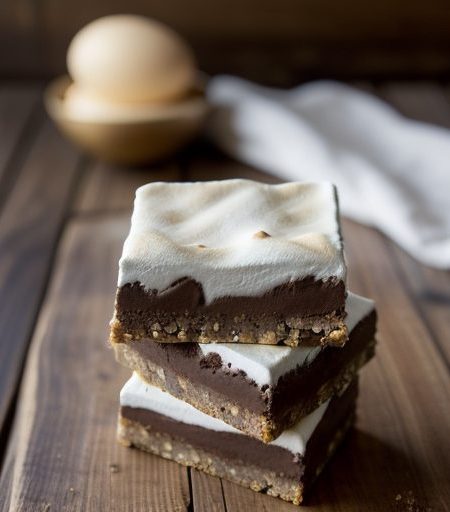 Chocolate Marshmallow Bars recipe image