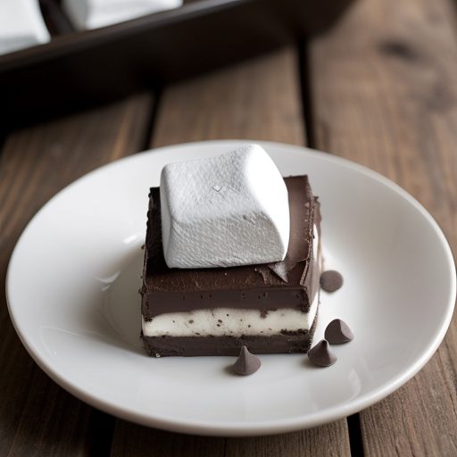 Chocolate Marshmallow Squares recipe image