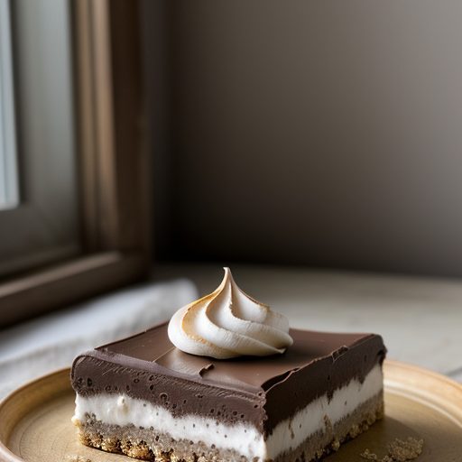 Chocolate Meringue Bars recipe image