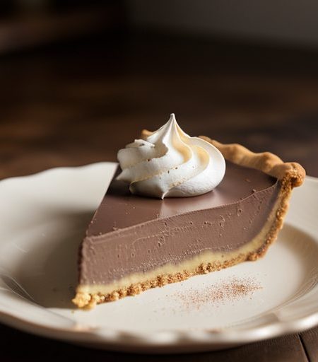 Chocolate Meringue Tart recipe image