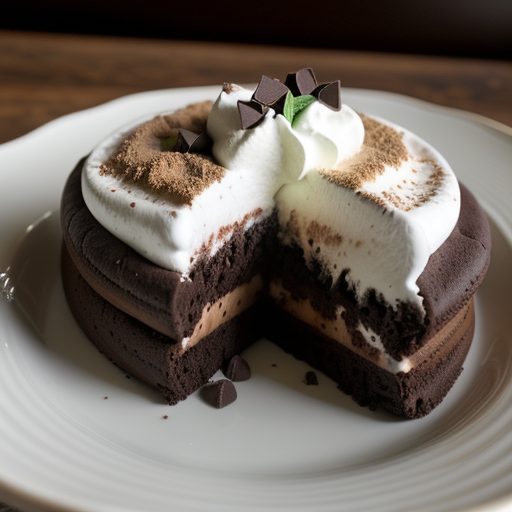 Chocolate Mint Baked Alaska recipe image