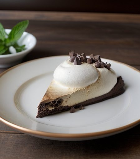 Chocolate Mint Baked Alaska recipe image