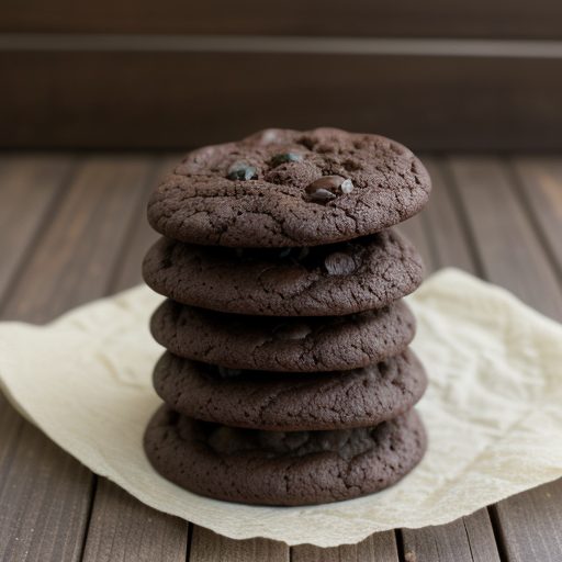 Chocolate Mint Brownie Cookies recipe image