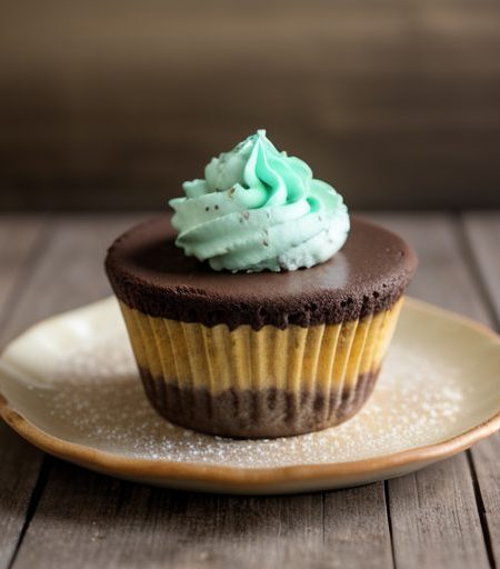 Chocolate Mint Cheesecake Cups recipe image