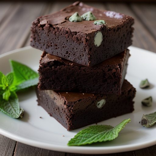 Chocolate Mint Chip Brownies recipe image