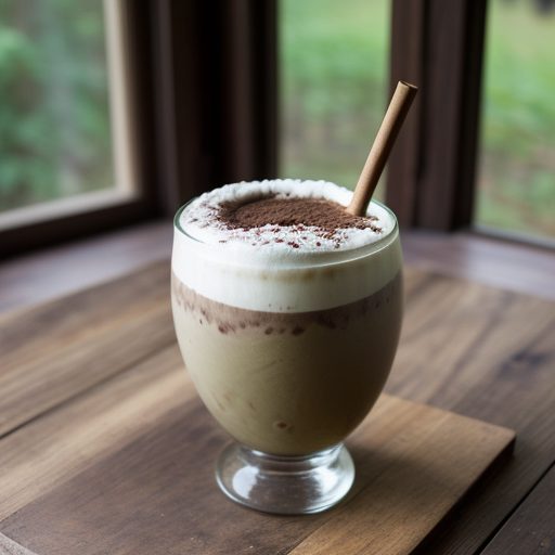 Chocolate Mint Coffee Float recipe image