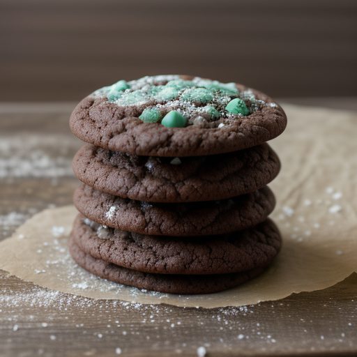 Chocolate Mint Cookies recipe image