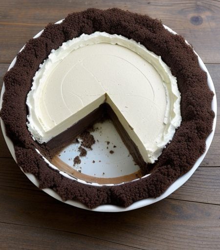 Chocolate Mint Ice Cream Pie recipe image
