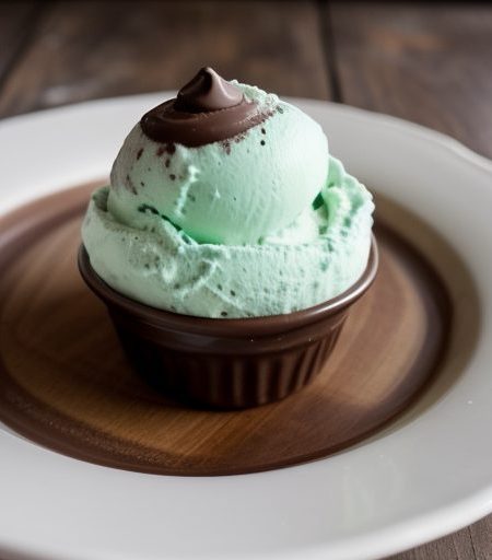 Chocolate Mint Ice Cream recipe image