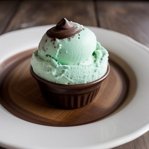 Chocolate Mint Ice Cream recipe image