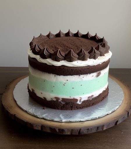 Chocolate Mint Layer Cake recipe image